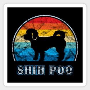 Shih Poo Vintage Design Dog Sticker